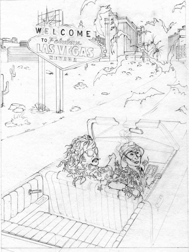 Fear and Loathing in Las Vegas - Sketch