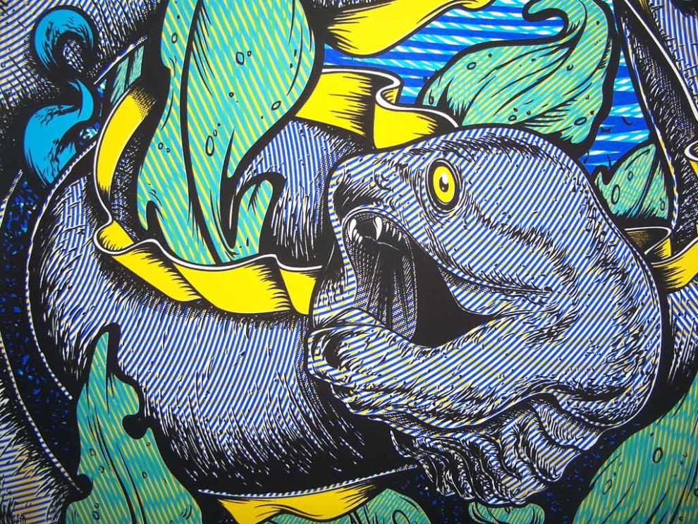 Moire Eel - Detail 2