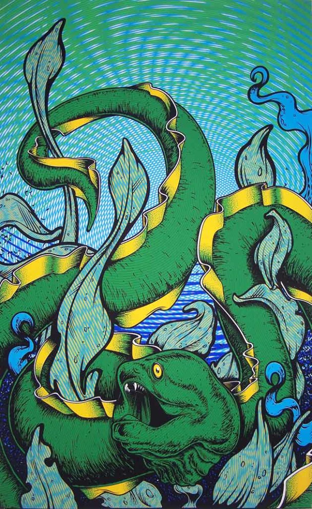 Moire Eel - Print