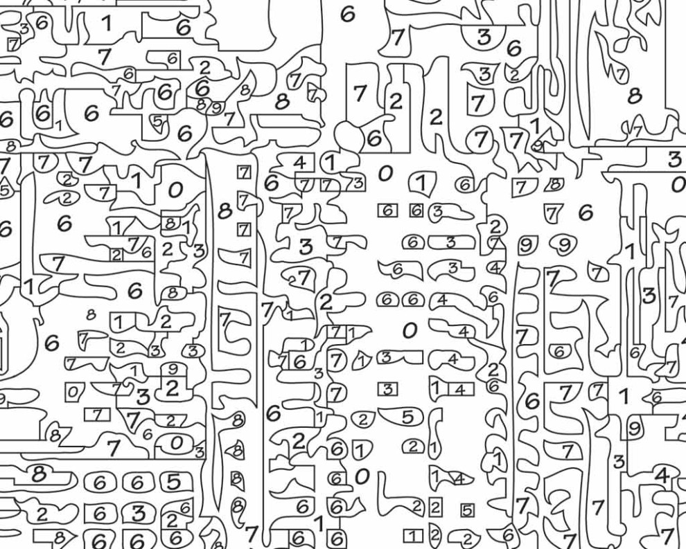Pittsburgh - Paint By Numbers Detail 2
