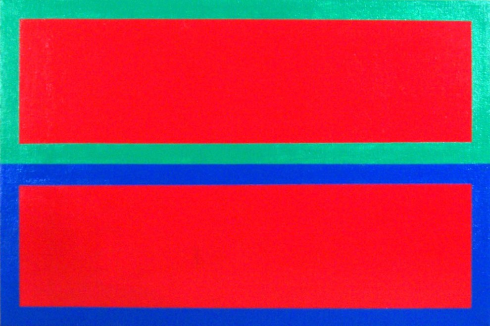 Abstract - Green and Blue