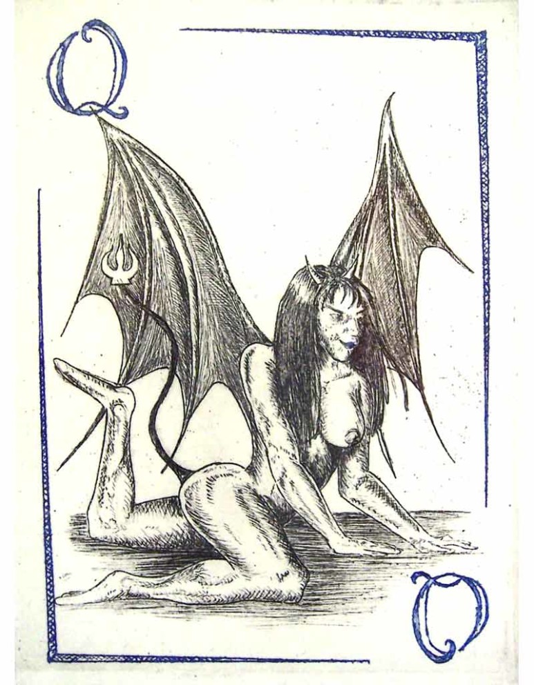 Spades - Q - Valkyrie of Babylon