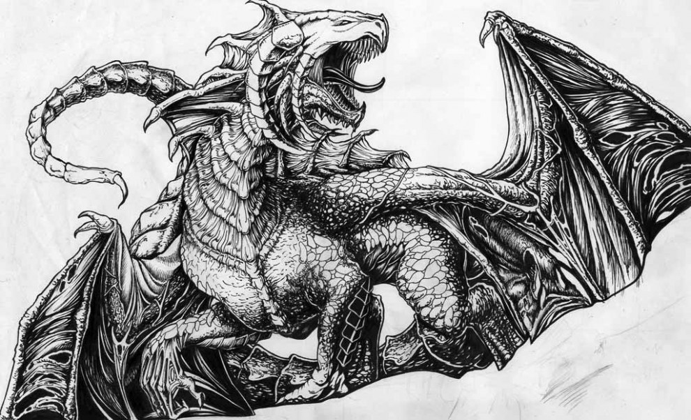 Sand Dragon - Preliminary Sketch
