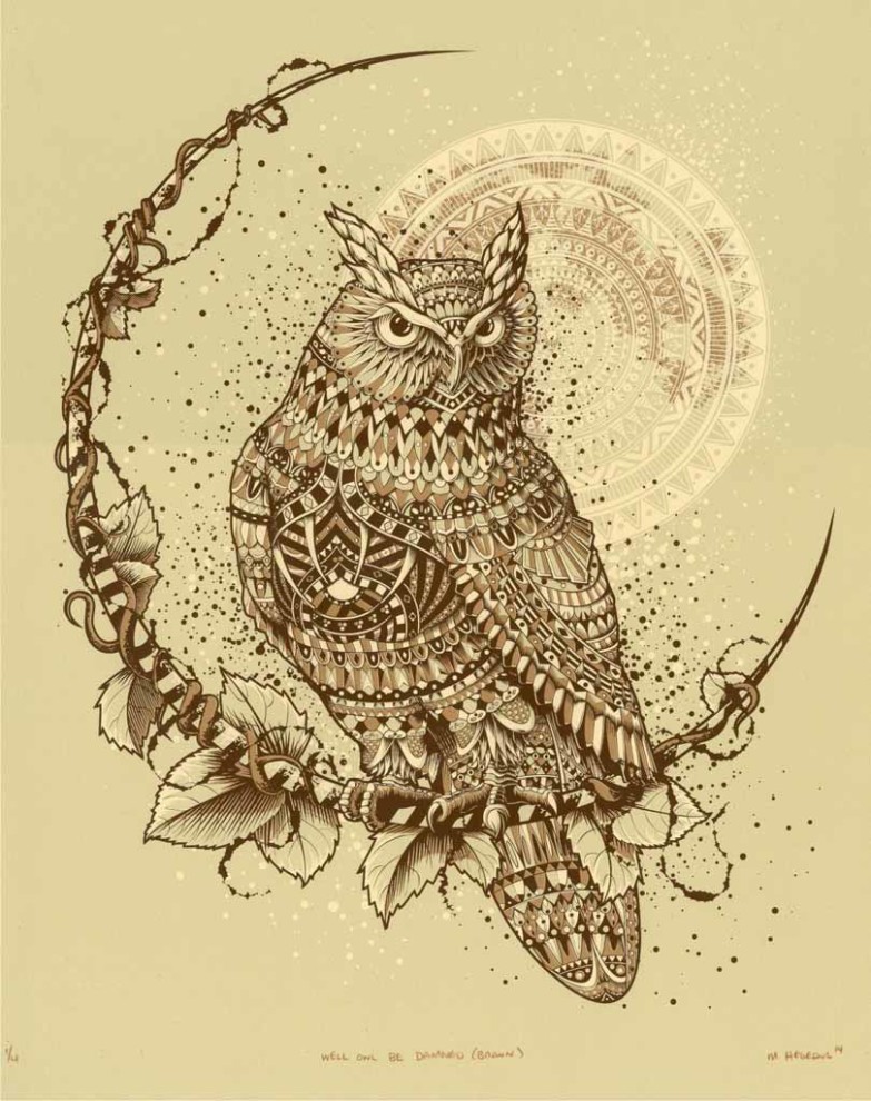 Well Owl Be Damned - Brown