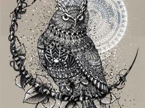 Well Owl Be Damned - Grey
