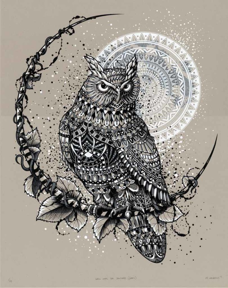Well Owl Be Damned - Grey