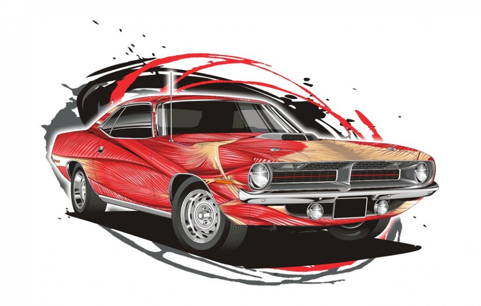 Muscle Car - Vector Version