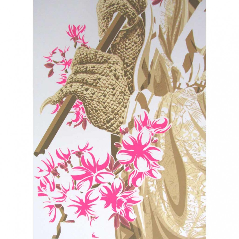 Kimono Dragon - Layer 5 Detail