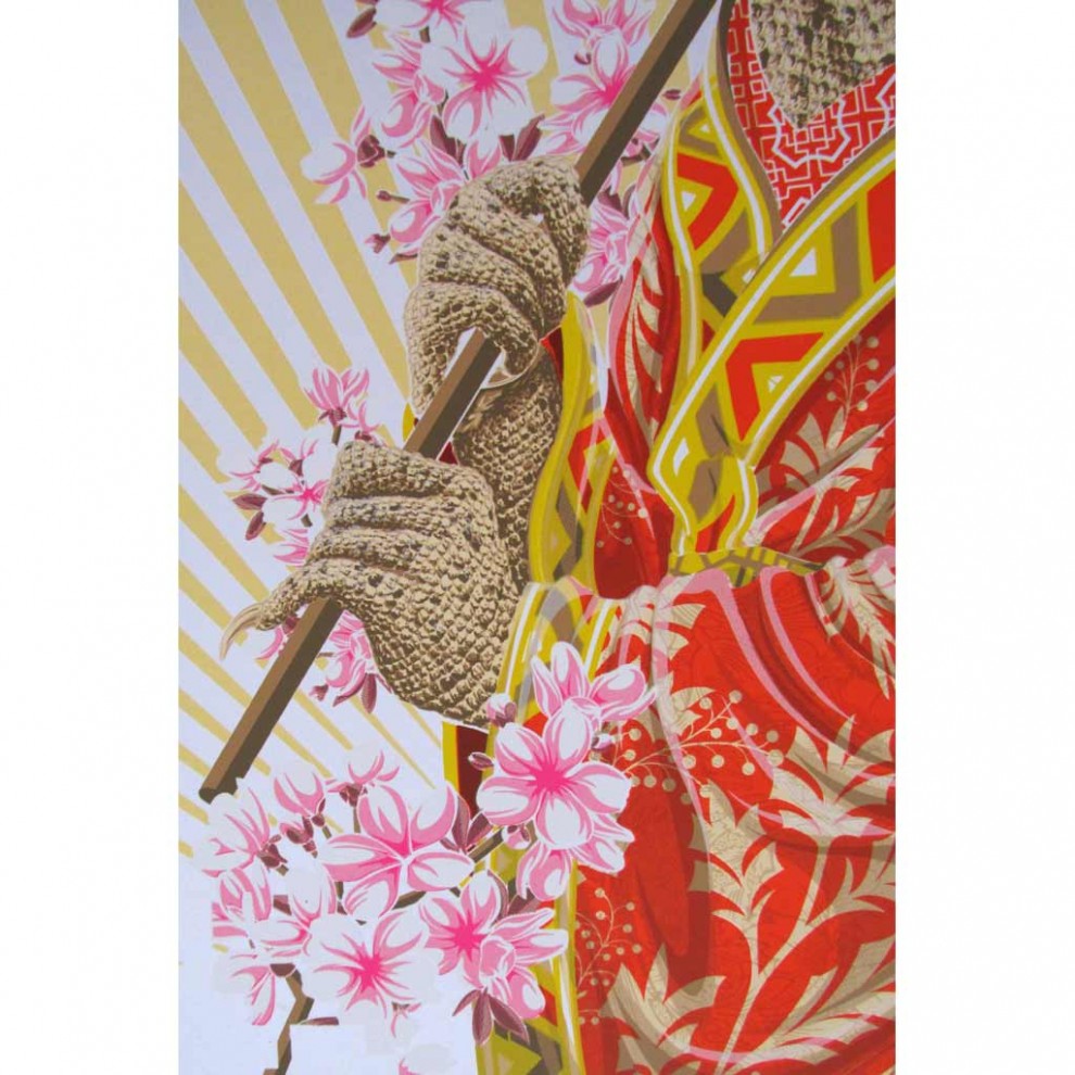 Kimono Dragon - Layer 8 Detail