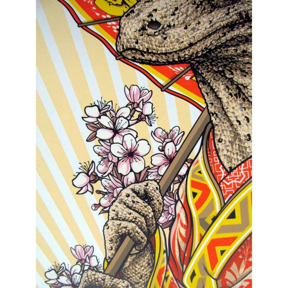 Kimono Dragon - Layer 9 Detail
