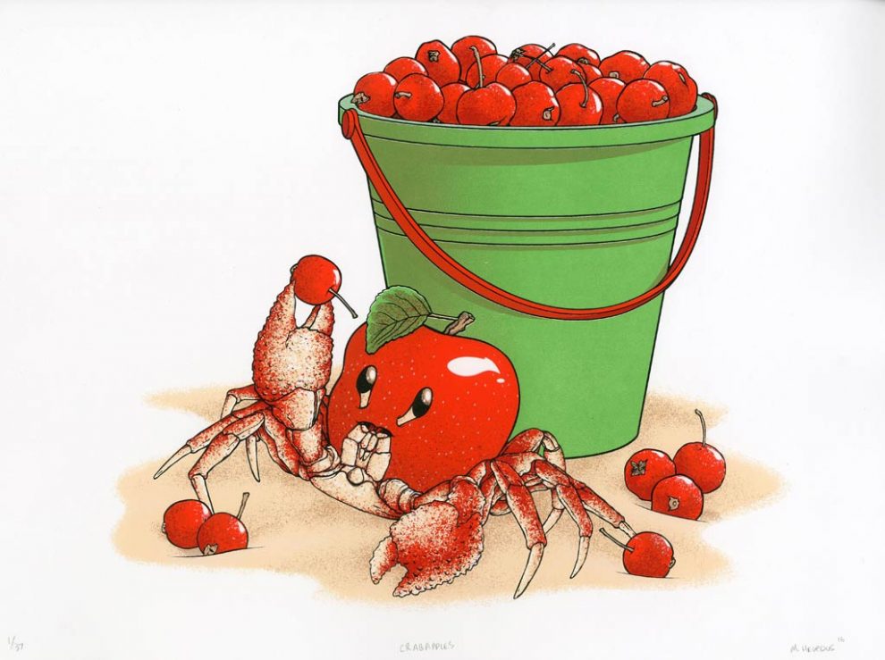 Crabapples - 7-Color Silkscreen Print