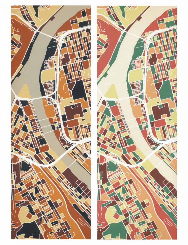 Pittsburgh Map - Close-up