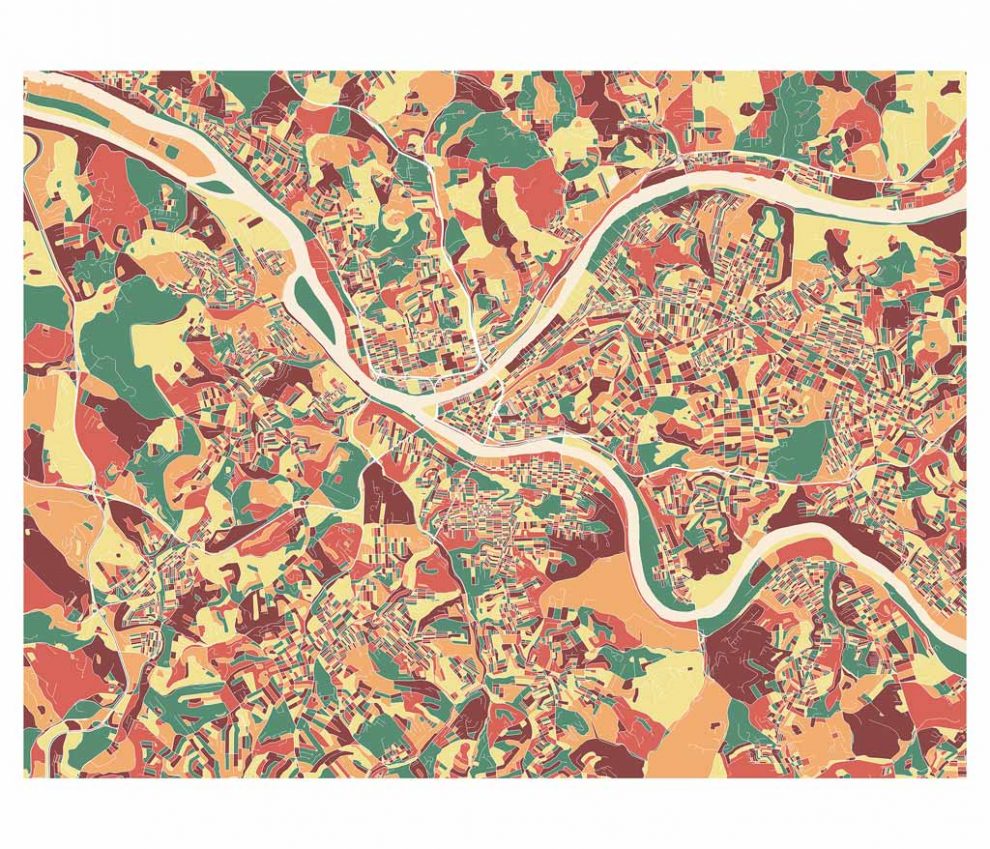 Pittsburgh Map - Aerial