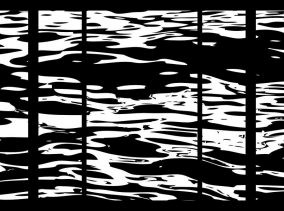 Undulation - Wood Block Print
