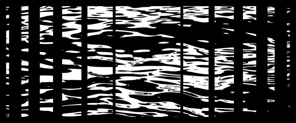 Undulation - Wood Block Print