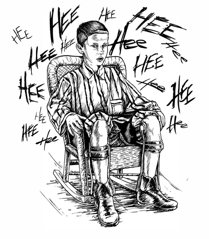 Final inked illustration for Forrest.