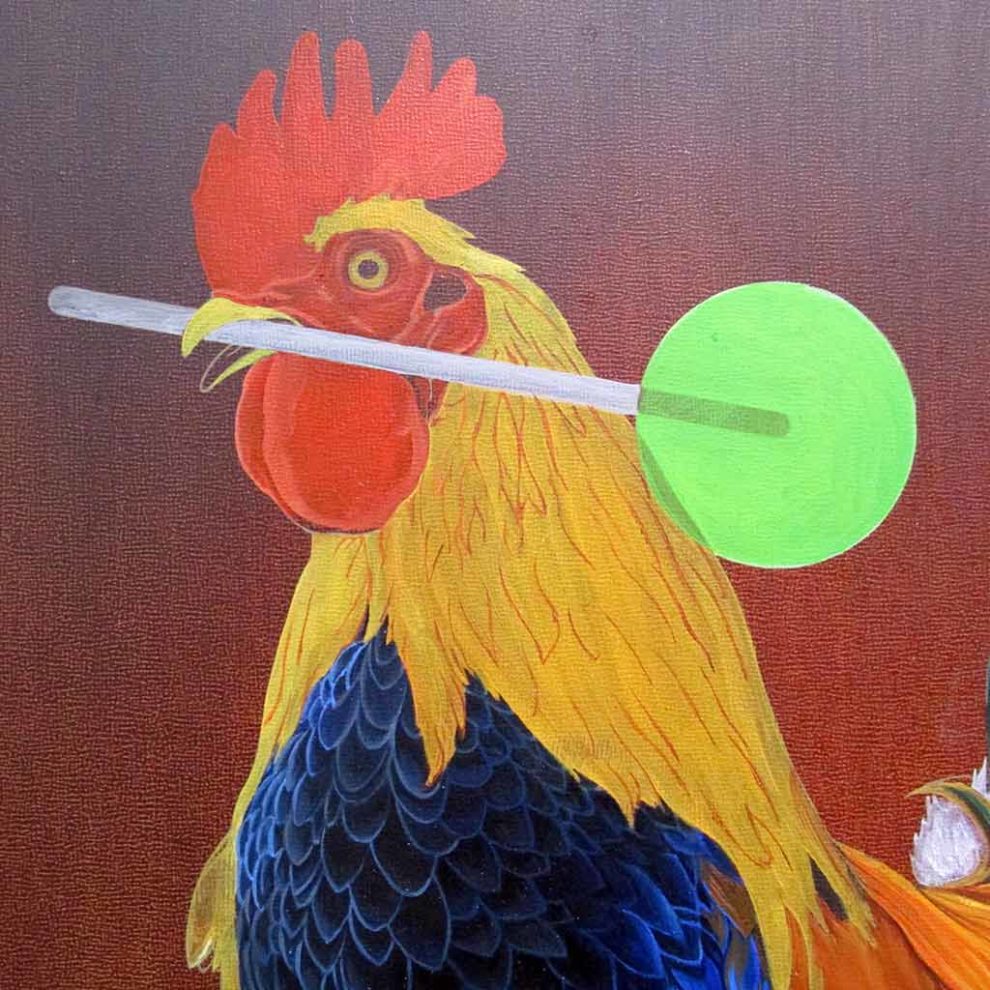 Rooster Lollipop - Head Phase 3