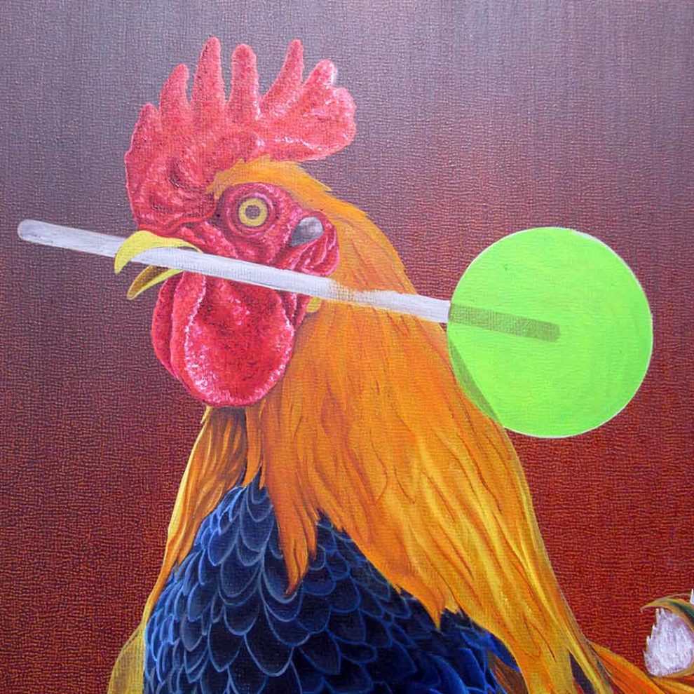 Rooster Lollipop - Head Phase 4