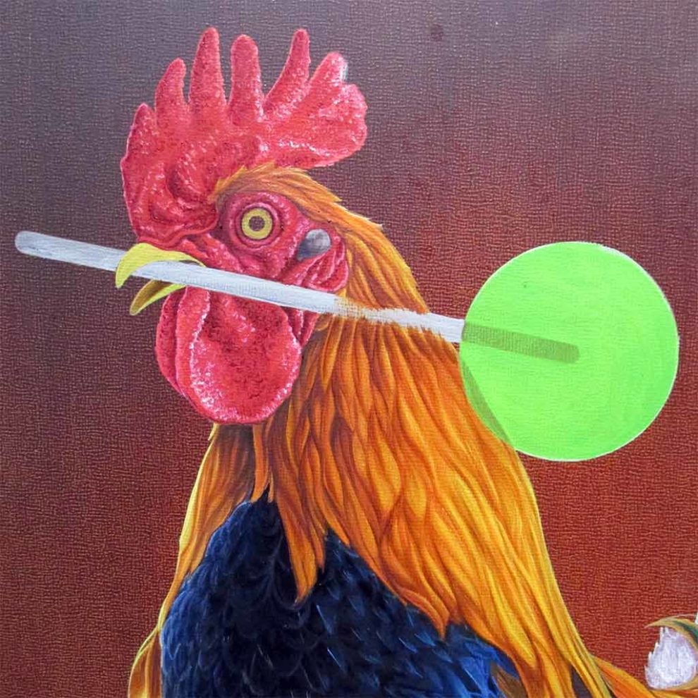 Rooster Lollipop - Head Phase 5