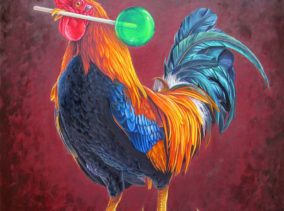Rooster Lollipop