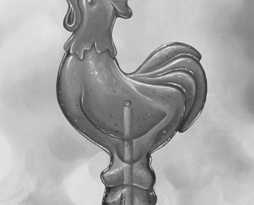 Rooster Lollipop Mini