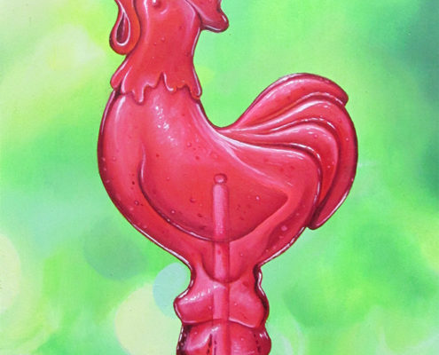 Rooster Lollipop Mini