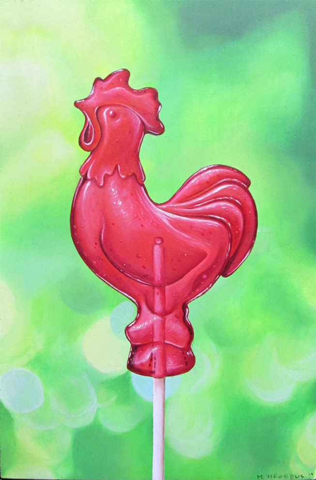 Rooster Lollipop Mini
